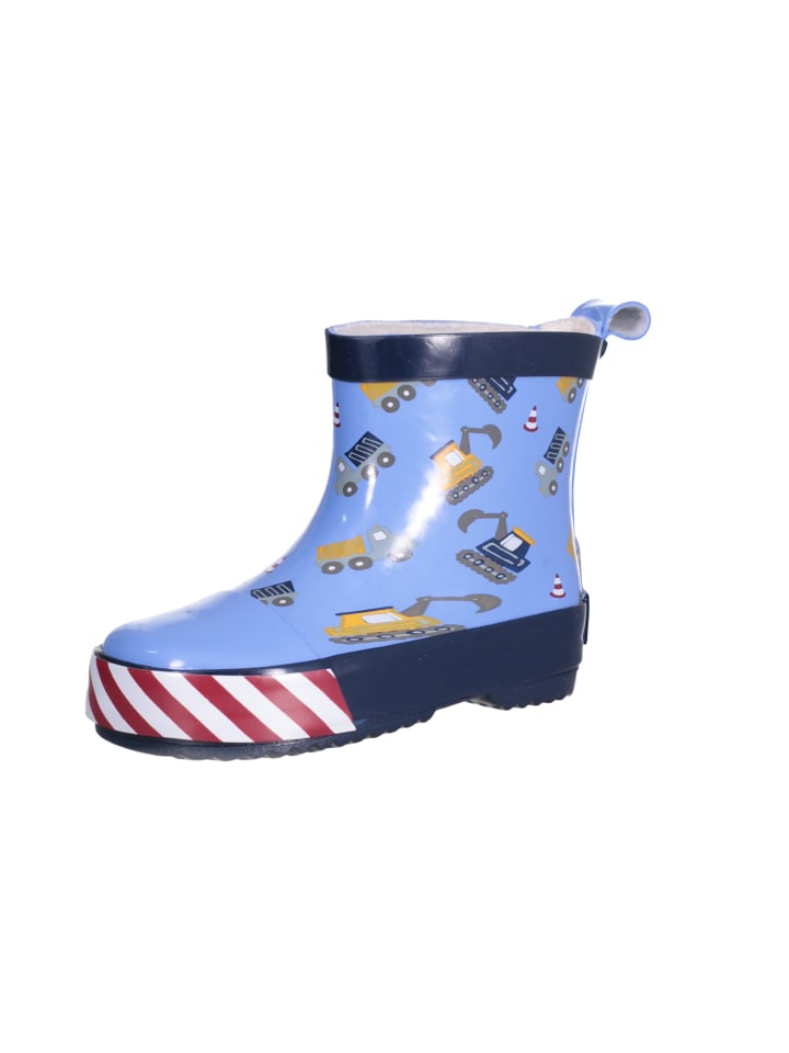 Playshoes Gummistiefel Halbschaft Baustelle in Bleu günstig kaufen