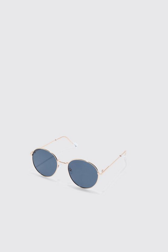Runde Metall-Sonnenbrille