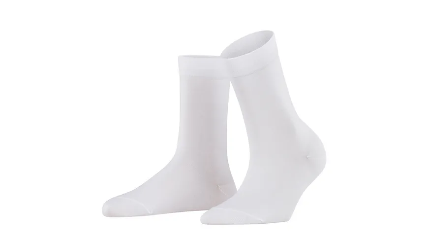 FALKE Damen Socken Cotton Touch white