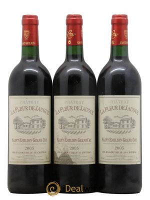 Saint-Émilion Grand Cru Fleur de Jaugue 2003 - Lot de 3 Bouteilles