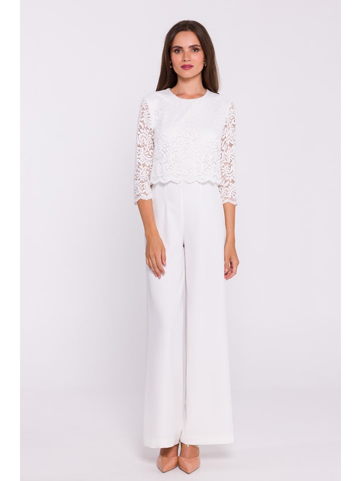 Stylove Jumpsuit in Weiß günstig kaufen