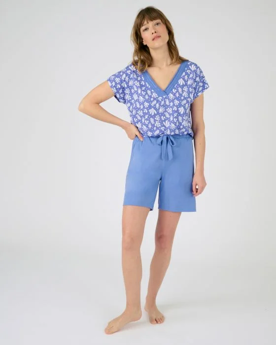 Pyjashort maille jersey recyclée* Climatyl