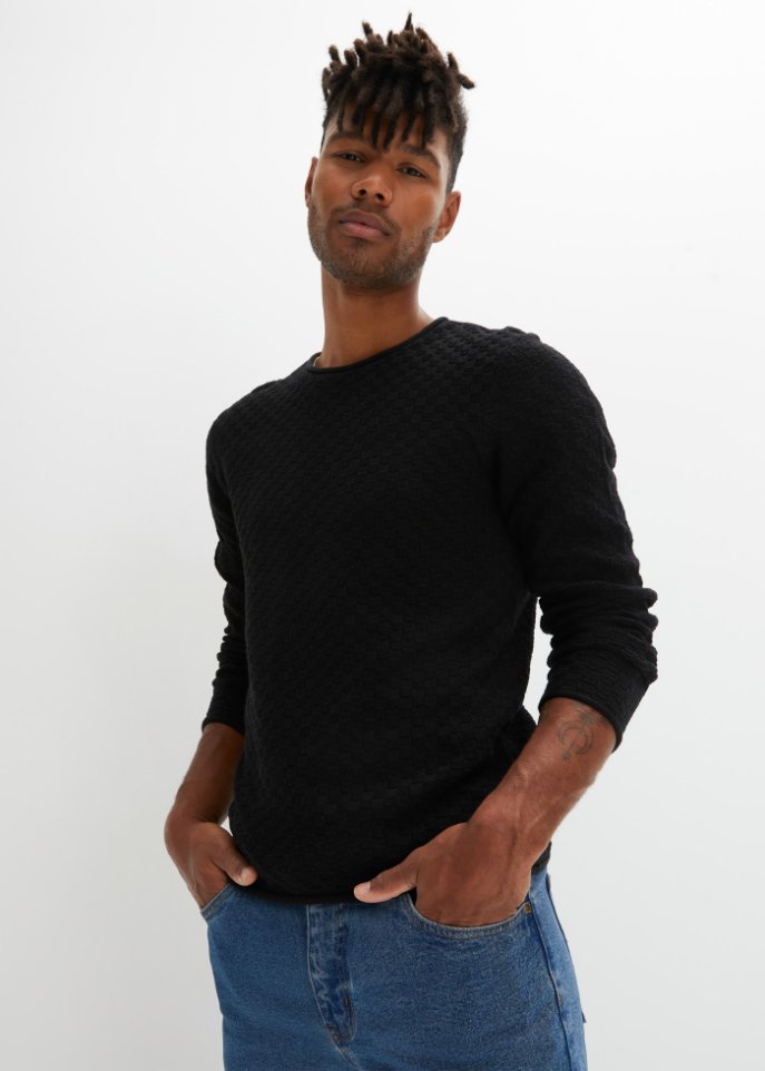 Pullover mit recycelter Baumwolle