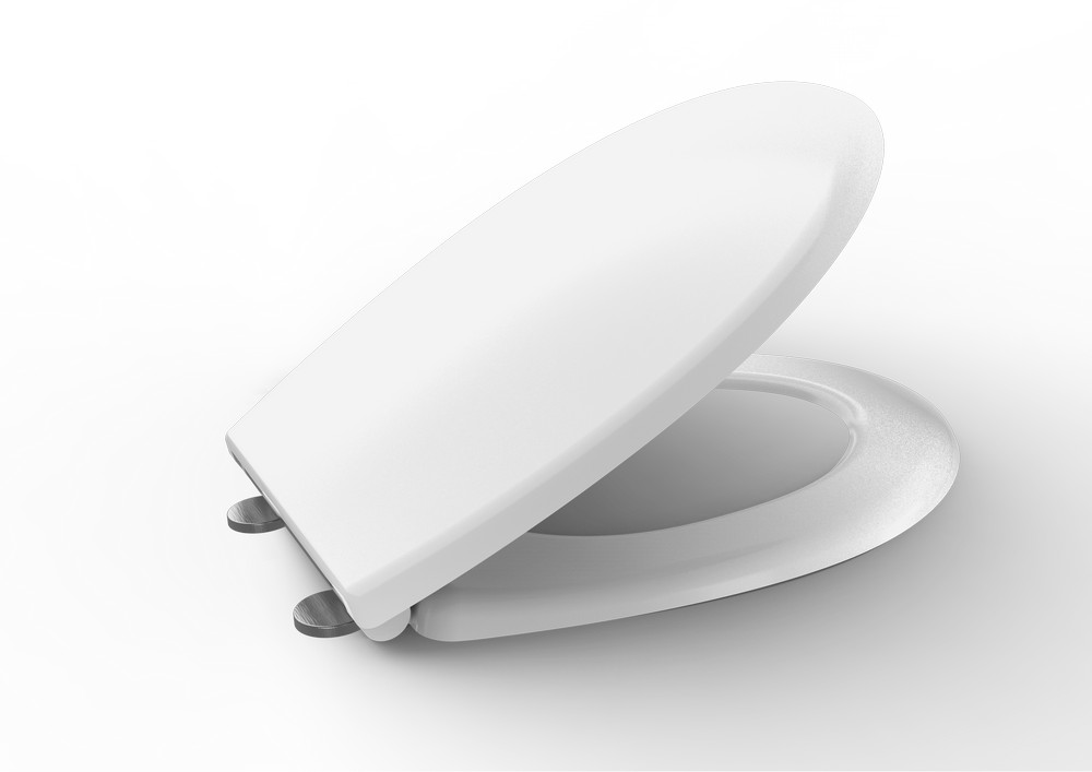 K&H Sanitary Duschwell Duroplast WC-Sitz - Weiß Smart