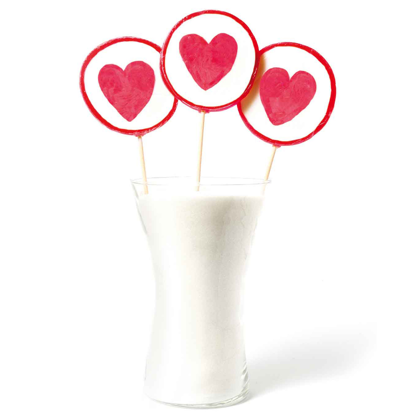 Amore Sweets Rocks Love Lolly Herz rot XXL 90g
