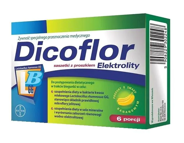Ηλεκτρολύτες Dicoflor, φακελάκια