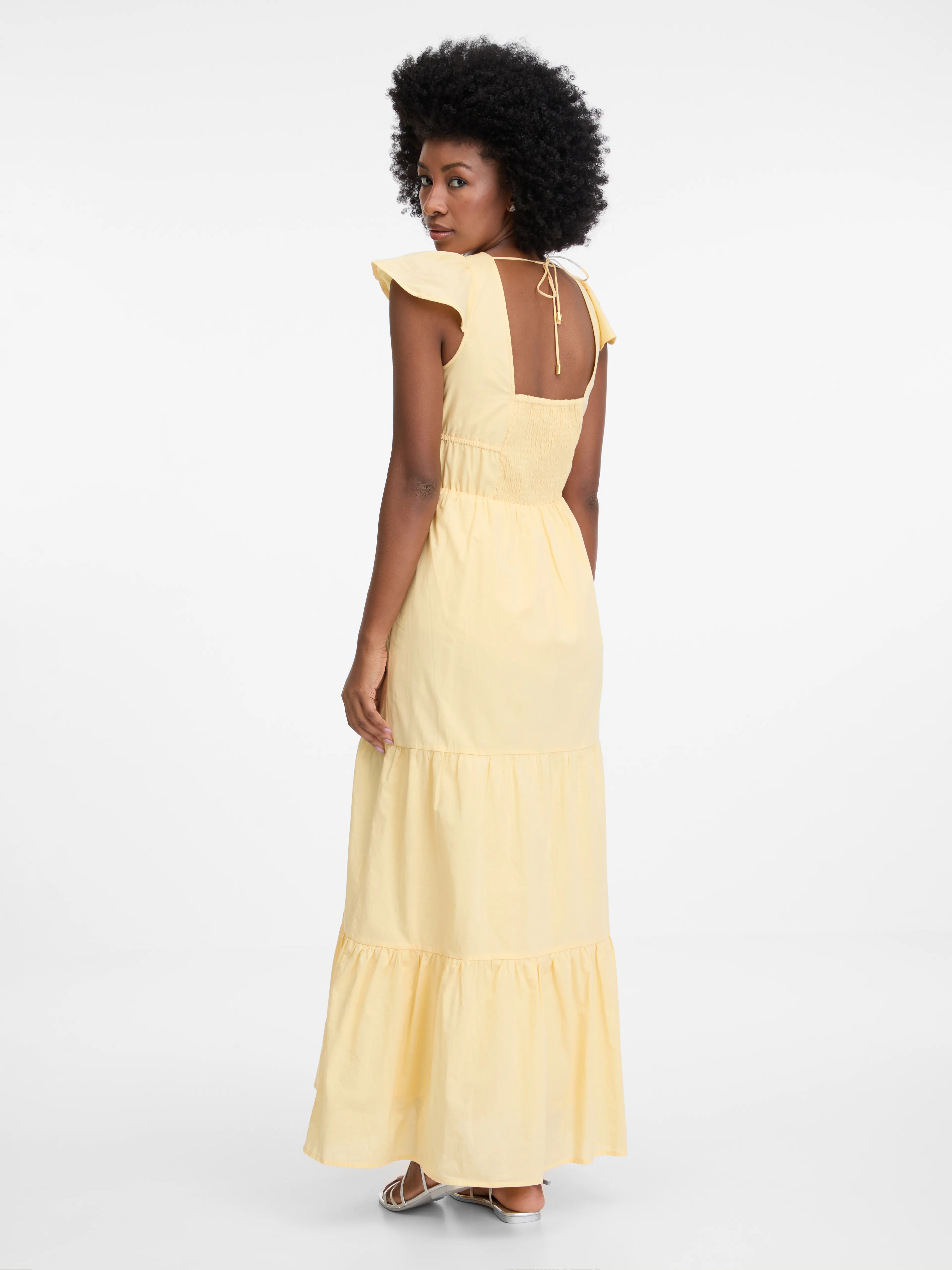 Gelbes Damen Maxikleid ORSAY