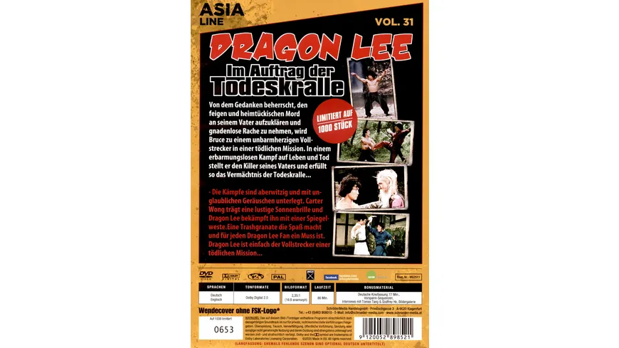 Asia Line Vol. 31 - Im Auftrag der Todeskralle