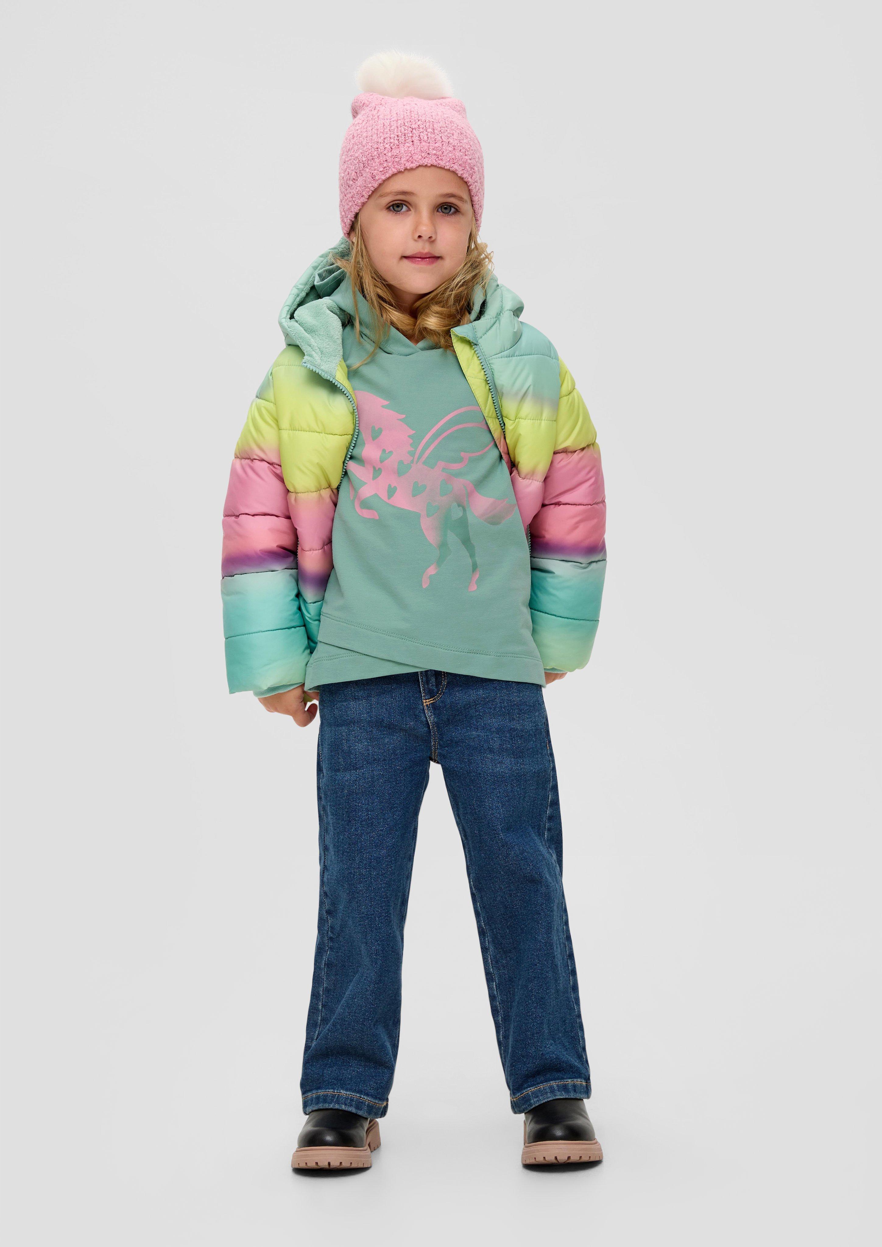 Sweatshirt mit Layering-Detail  2133900-7225