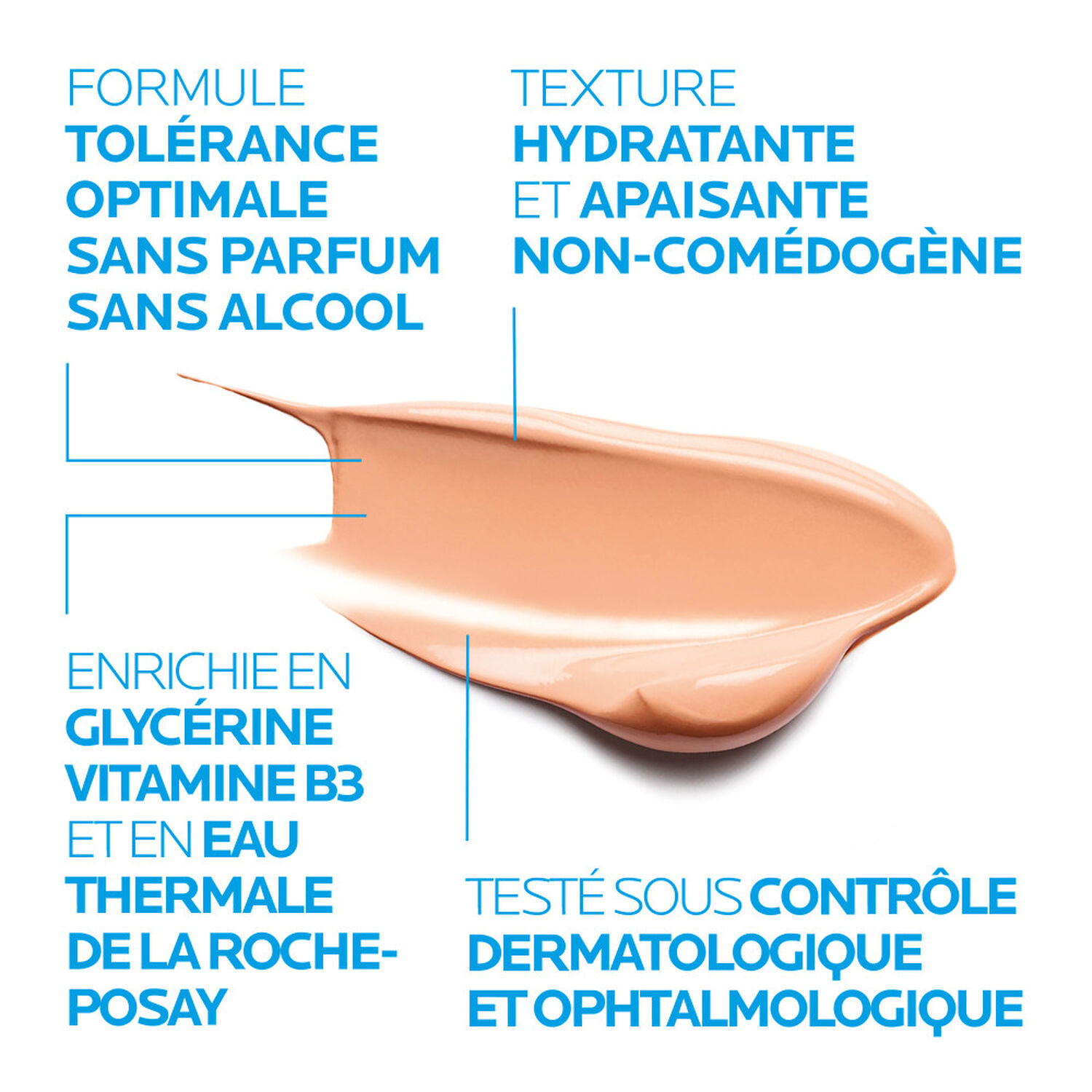 la roche-posay Toleriane Sensistive Le Teint Pour Les Peaux Sensibles à Très Sensibles. Rougeurs, Tiraillements, Picotements, Sécheresses 50 ml