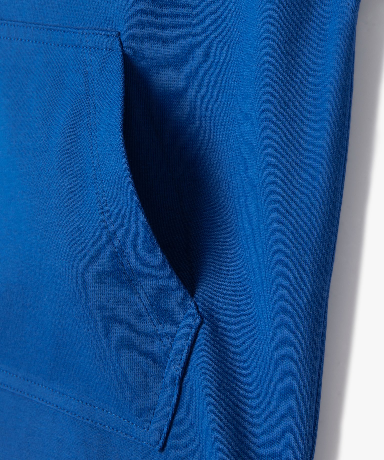 Sweat Garçon à capuche sans manches bleu | GEMO