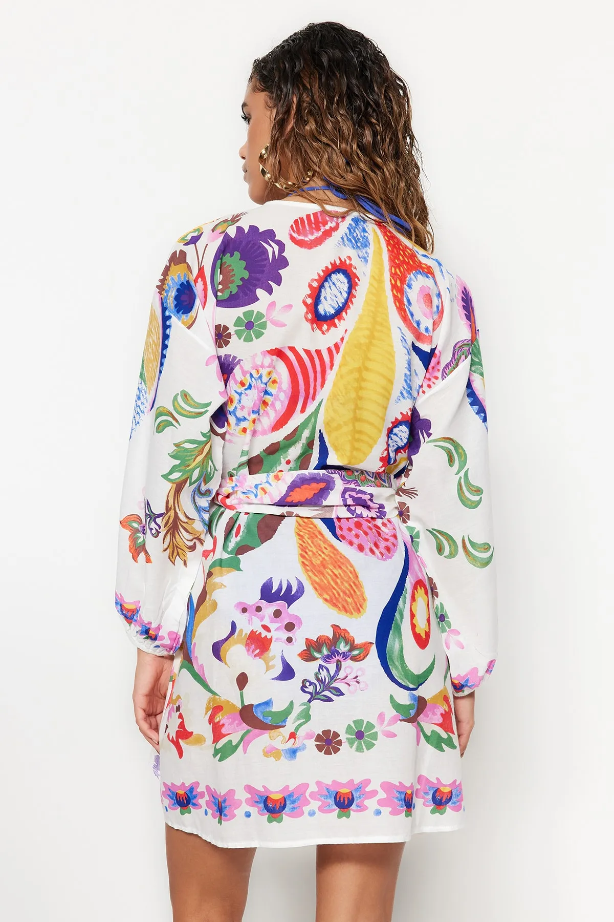 Trendyol Collection  Kimono & Kaftan - Weiß - Regular Fit
