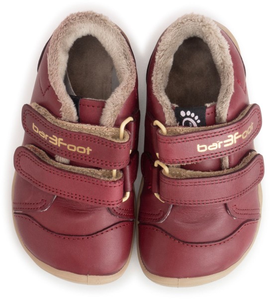 bar3foot Elf ~ Step MidCut Sneaker Warm + Tex ~ Bordeaux