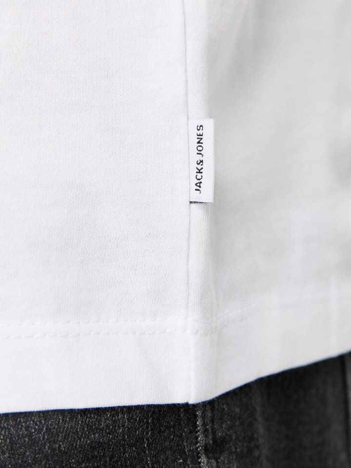 JACK & JONES PLUS T-shirt in White günstig kaufen