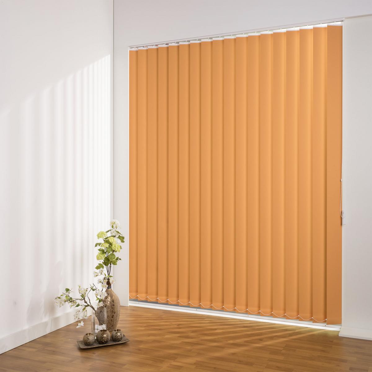 Bella Casa Vertikalanlage Maß, 127 mm Lamelle, 120 x 250 cm, apricot