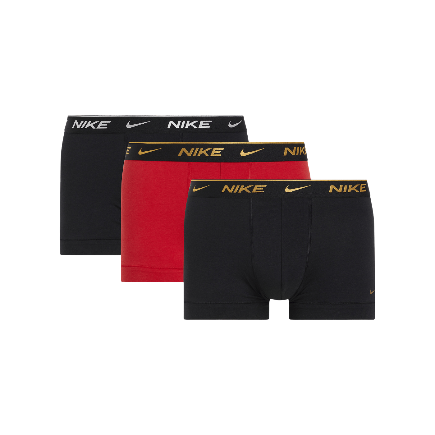 Nike Cotton Trunk 3er Pack Boxershort Schwarz FEXG