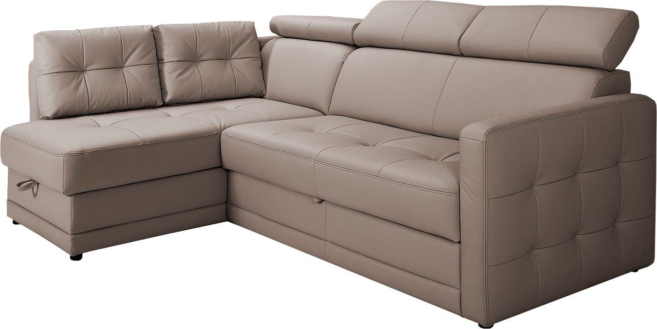 exxpo - sofa fashion Ecksofa Arles, wahlweise mit Bettfunktion und Bettkasten