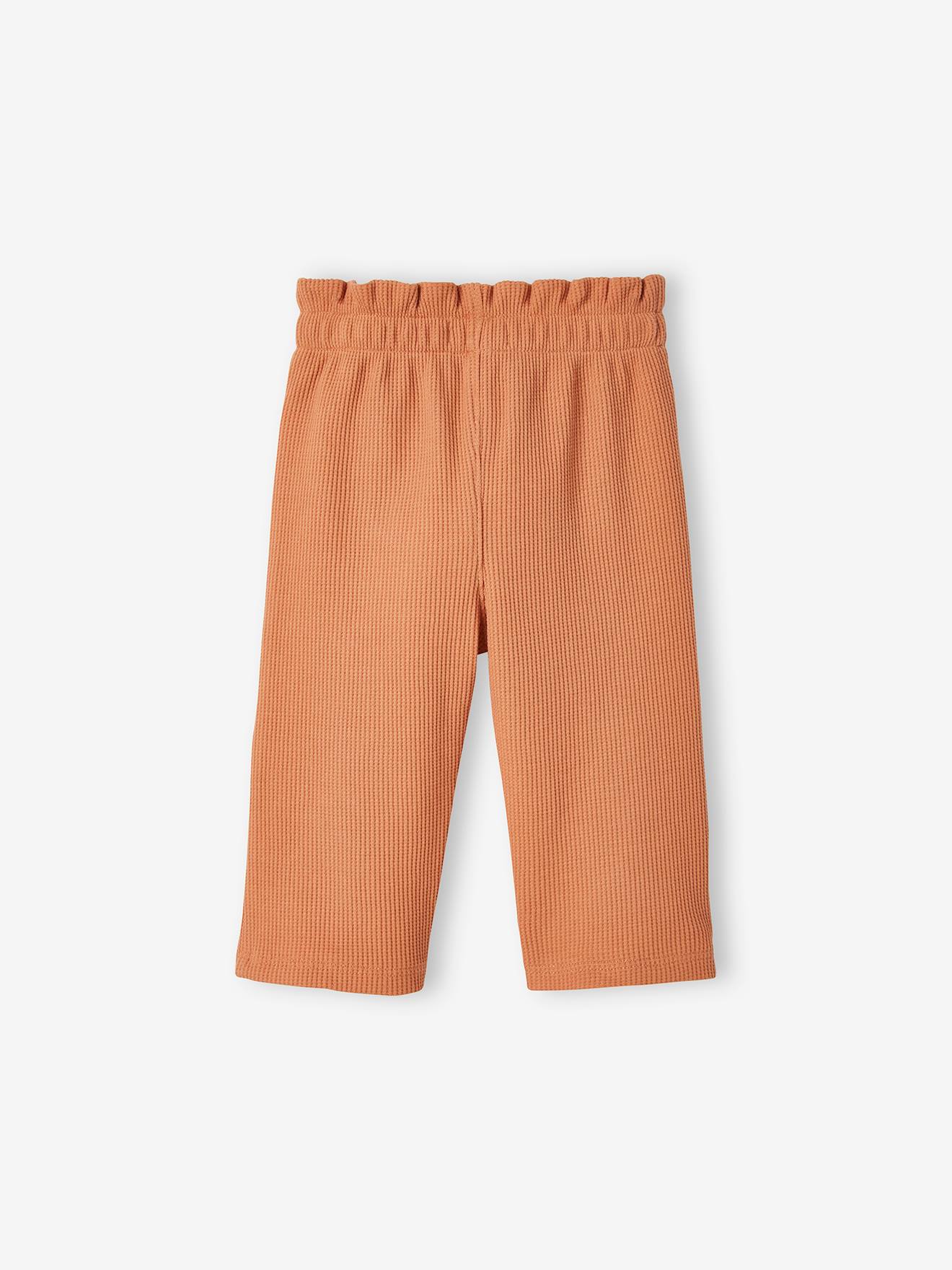Vertbaudet Baby Hose, Waffelstruktur Oeko-Tex - pfirsich