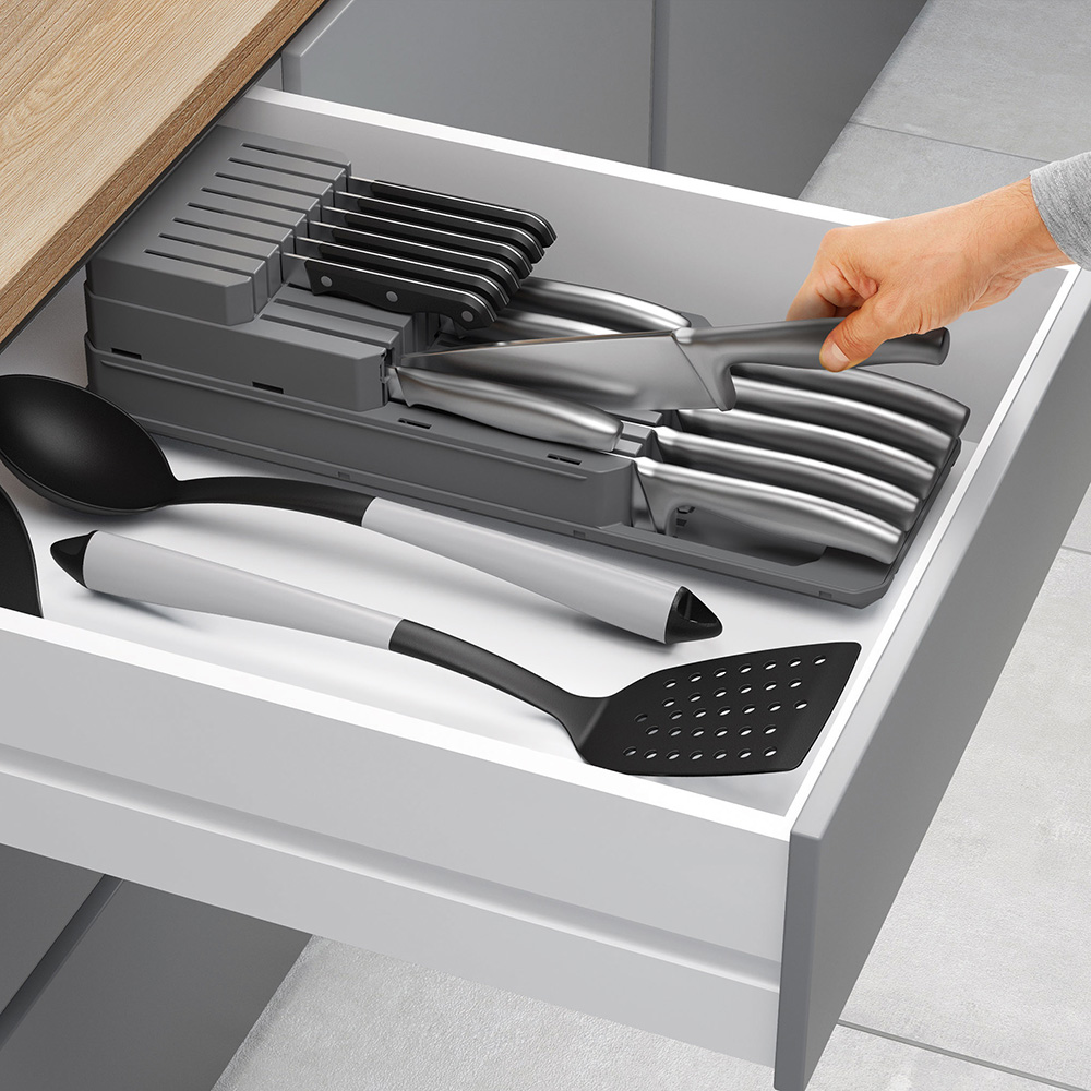 Messer-Organizer Blade-Fit grau