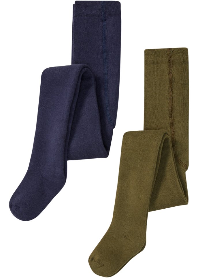 Thermo Kinder Strumpfhose (2er Pack) mit Bio-Baumwolle