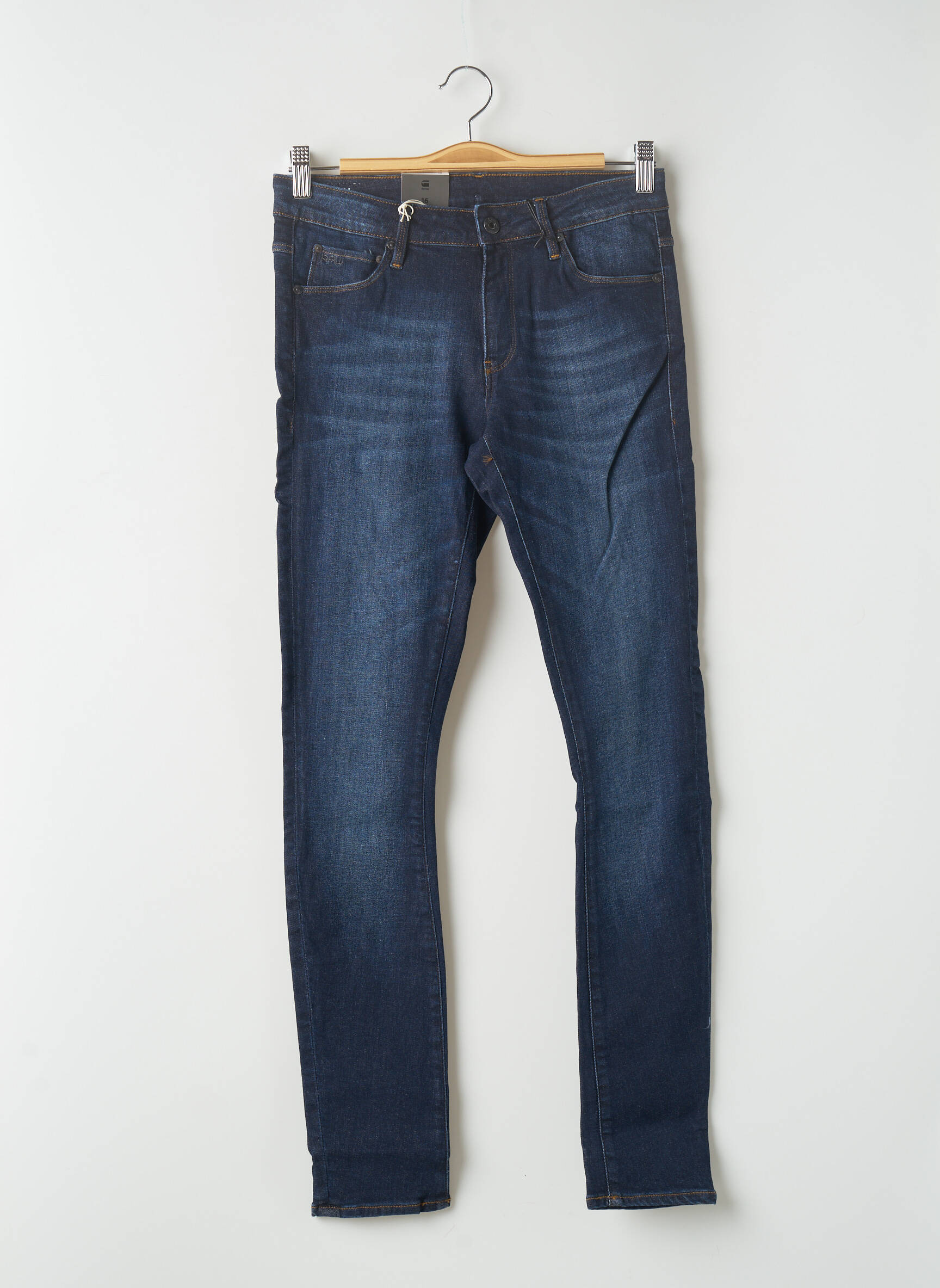 G Star Jeans Coupe Droite Fille couleur bleu