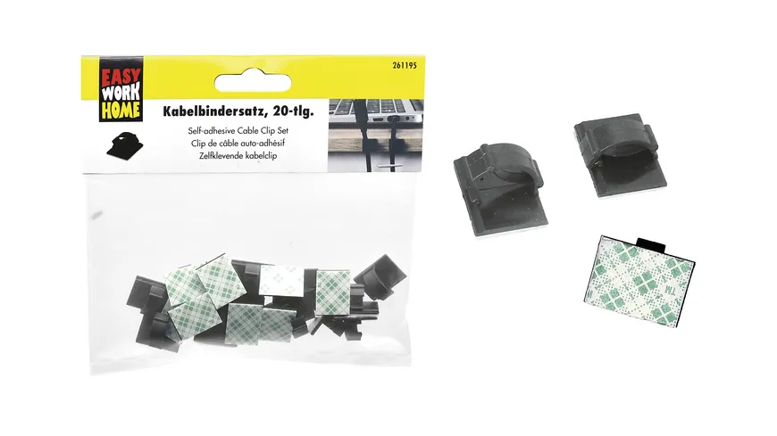 EASY WORK Kabelhalter selbstklebend