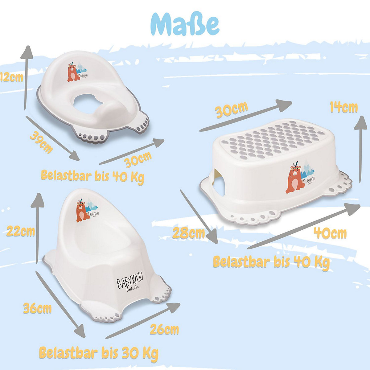 Töpfchen Set 3-Teilig