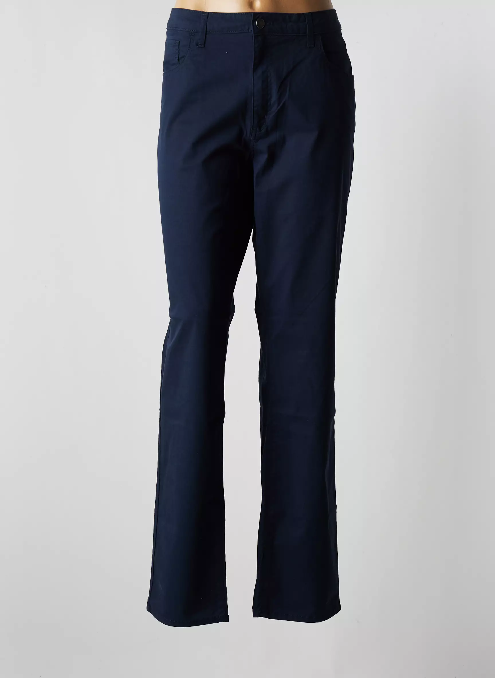 Kanope Pantalons Droits Femme couleur bleu