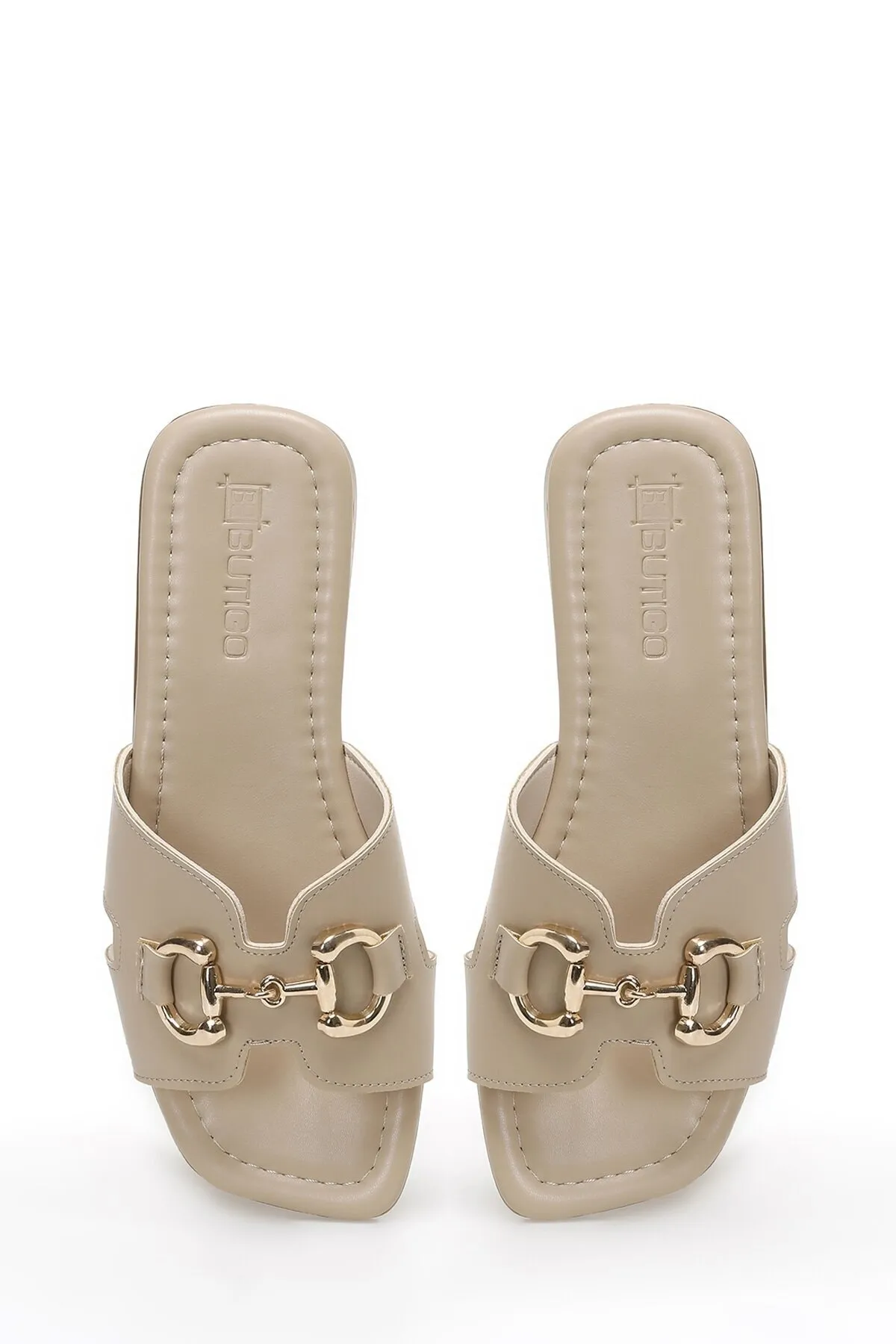 Butigo  Cunda 3fx Beige Damen Hausschuhe