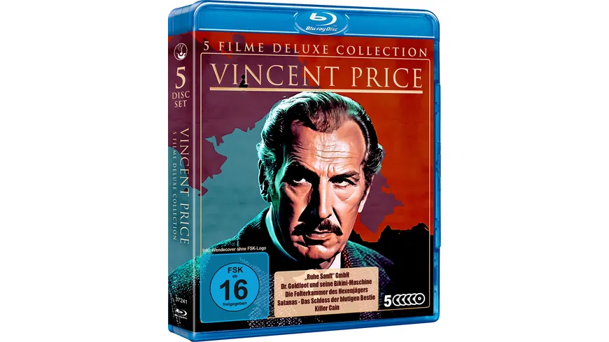 Vincent Price - Deluxe Collection (5 Blu-ray-Box mit Wendecover)  [5 BRs]
