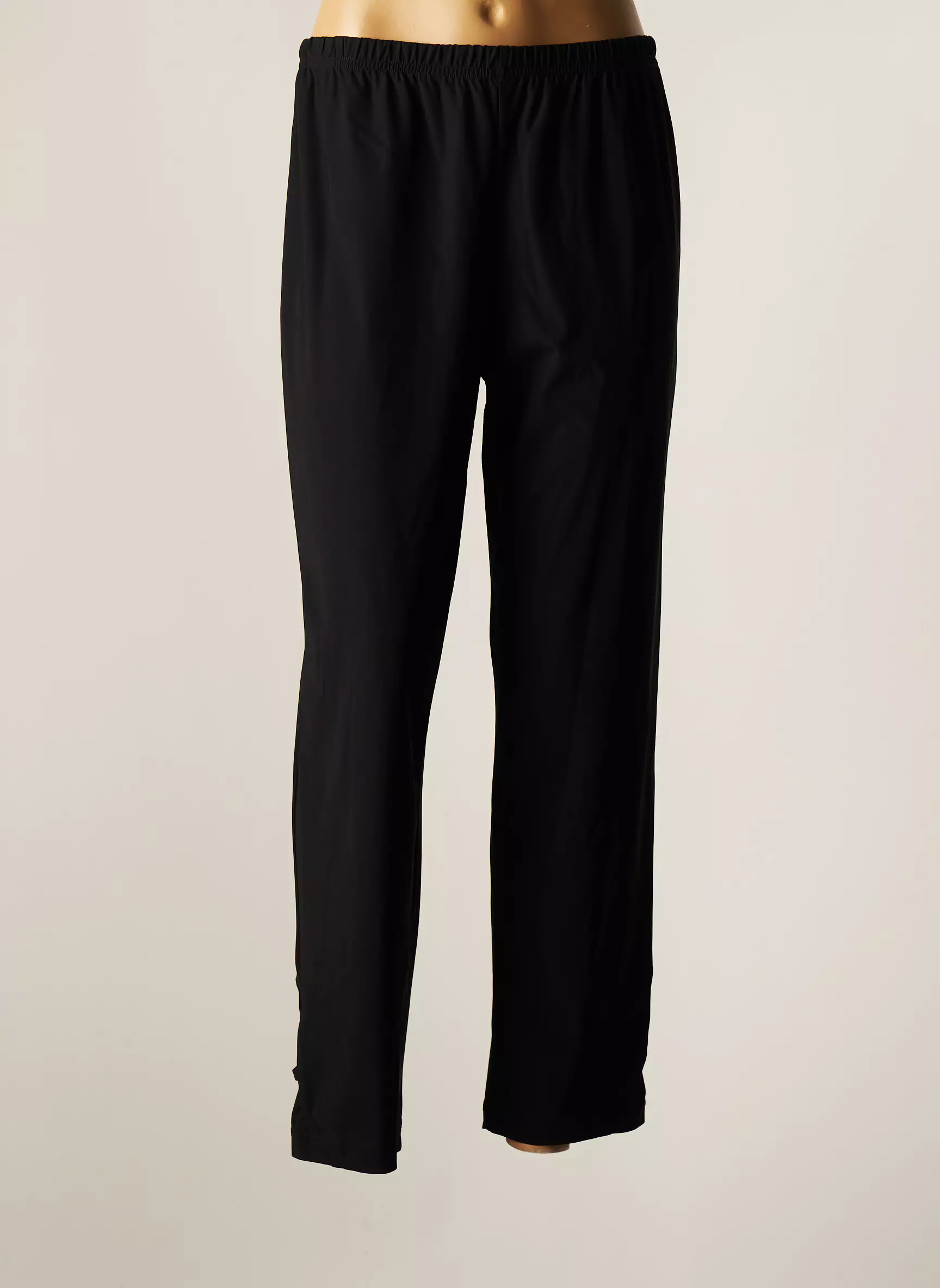 Franck Anna Pantalons Droits Femme couleur noir