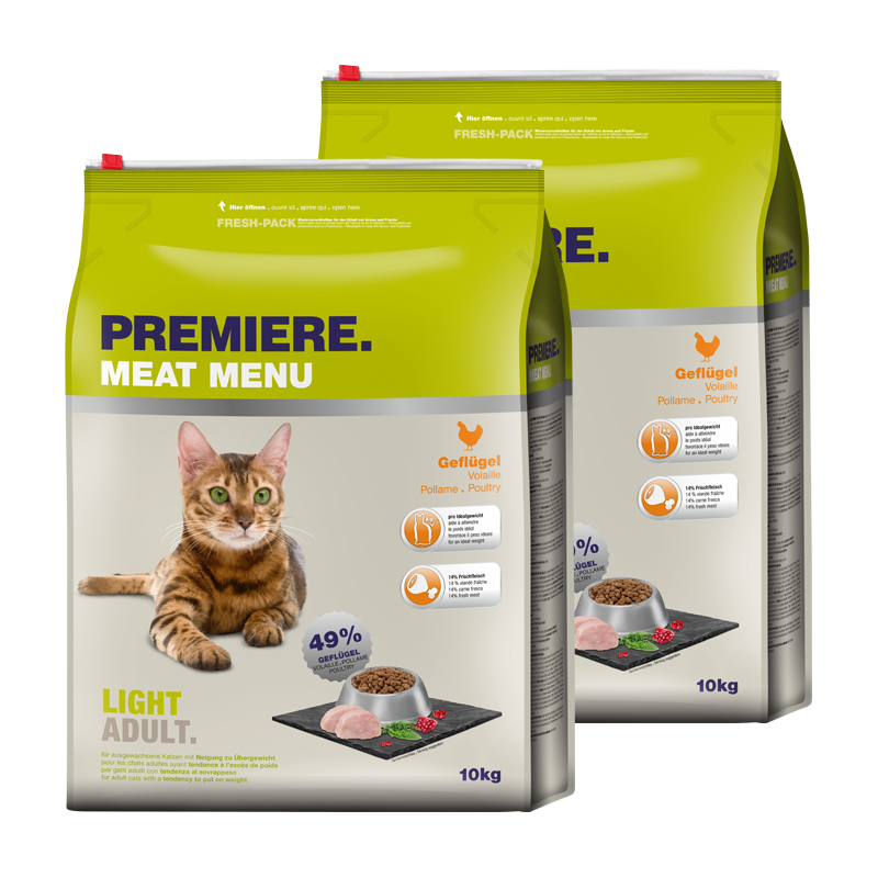 PREMIERE Trockenfutter PREMIERE Light 2x10 kg
