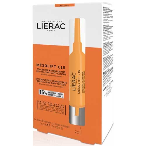 Lierac Mésolift Serum Anti-Müdigkeit 2x 15 ml