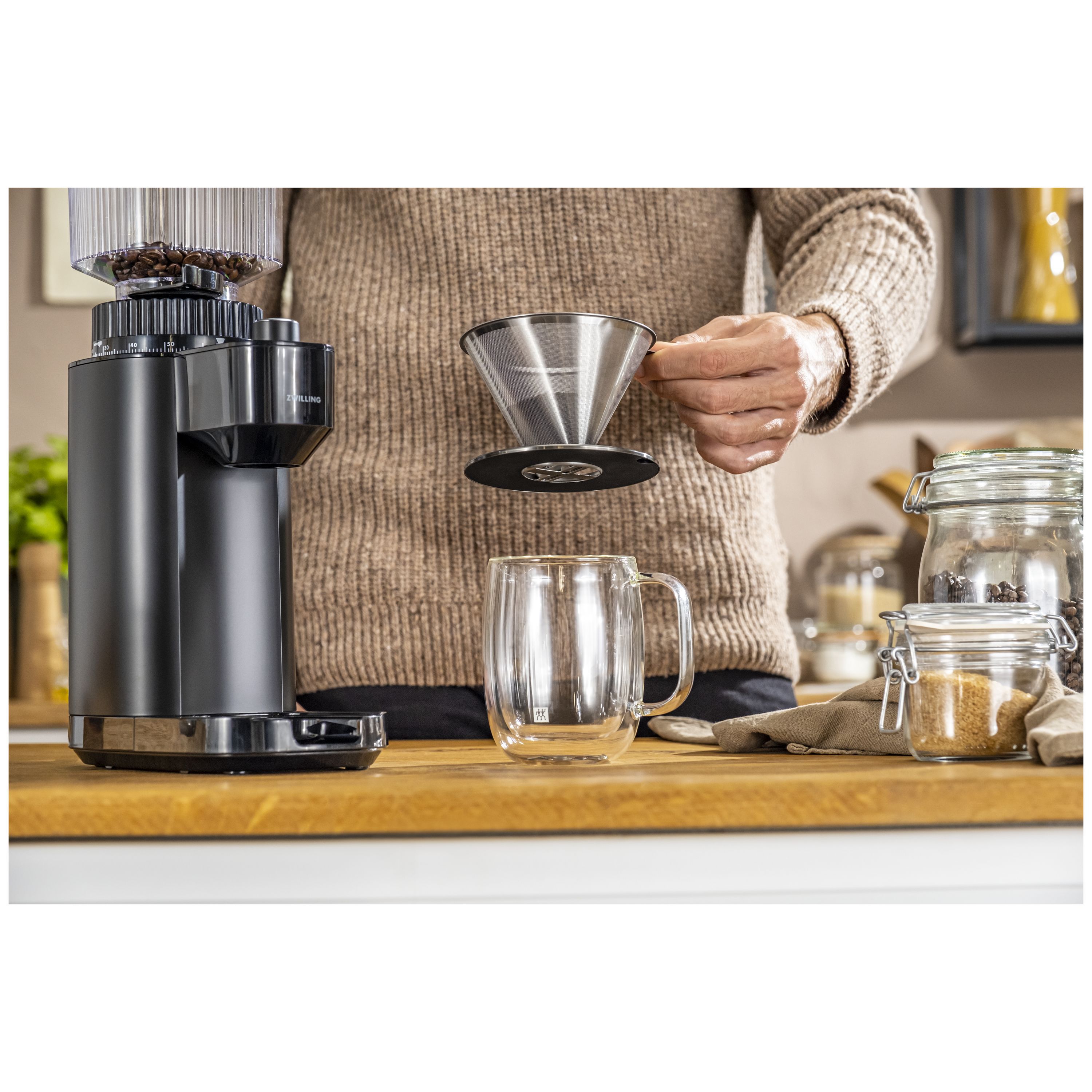 Pour Over Kaffeefilter Set, 2-tlg