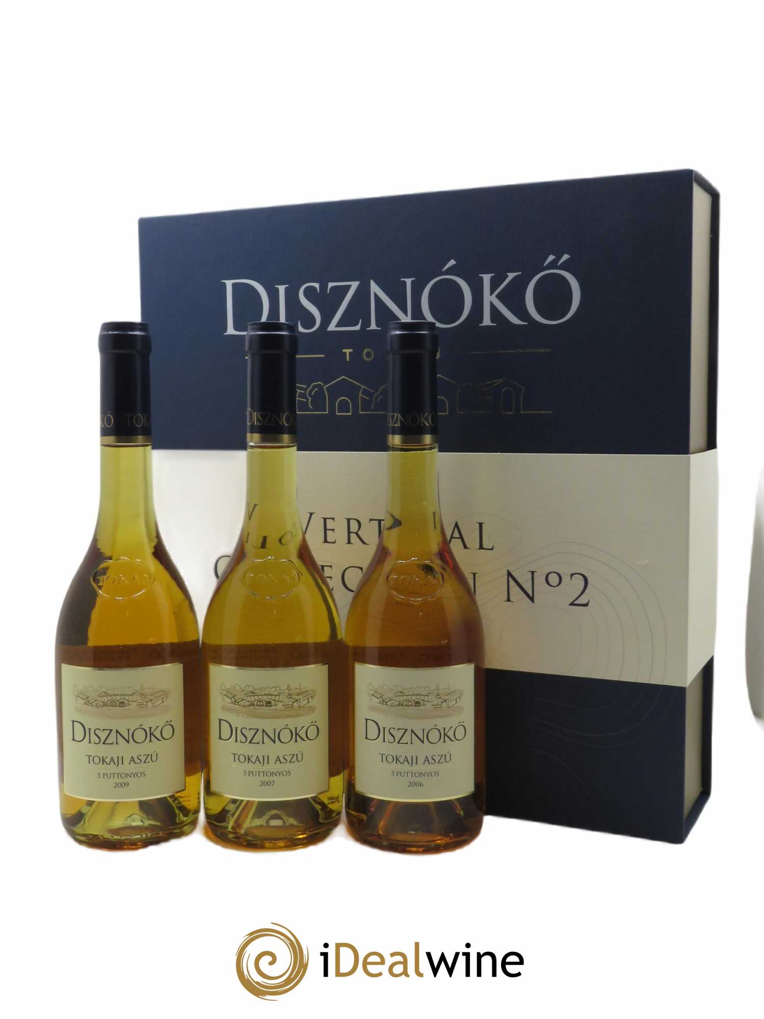 Tokaj Coffret 3 bouteilles 5 Puttonyos Vertical Collection n°2 Disznoko (Domaine)   - Lot de 1 Bouteille