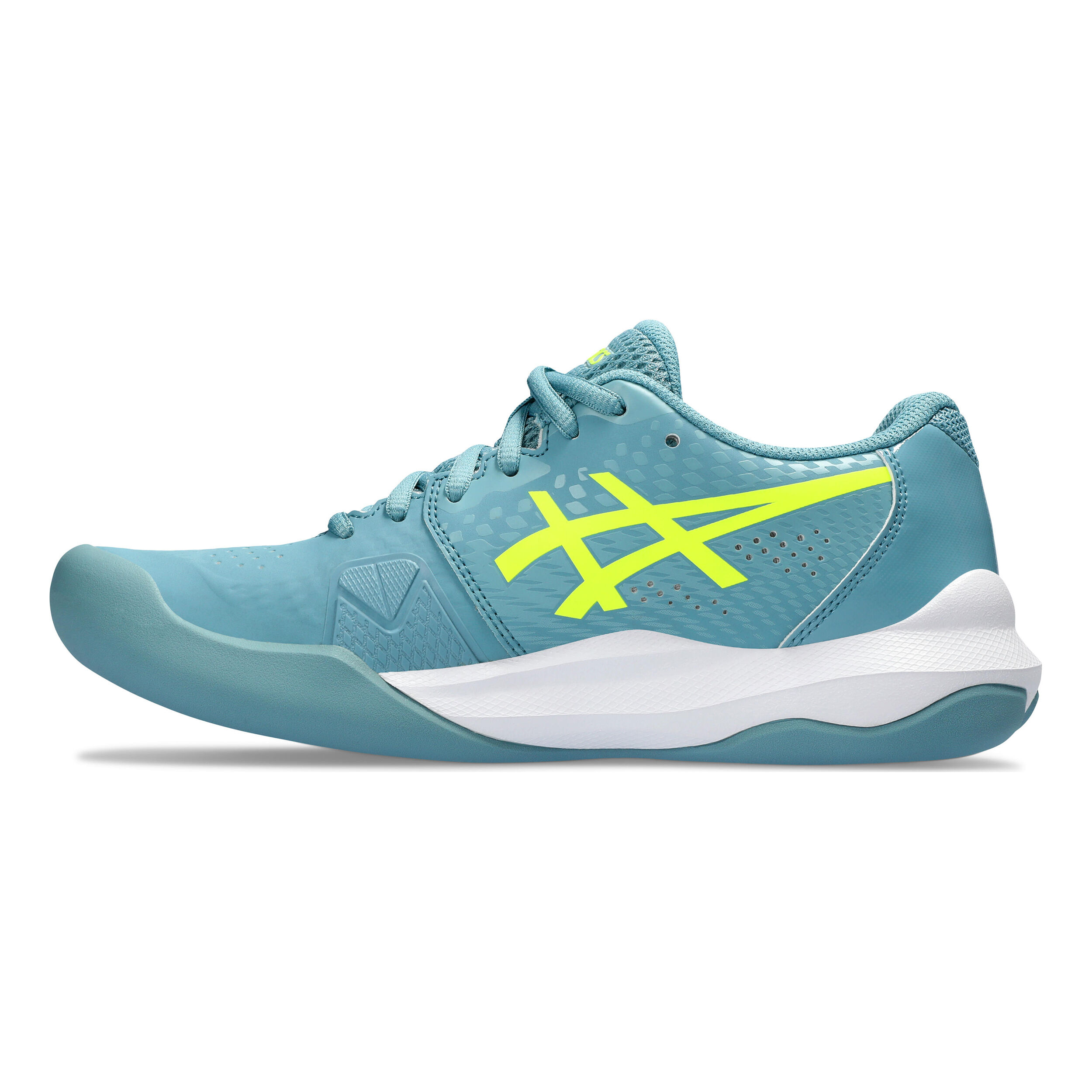 Gel-Challenger 14 Teppichschuh Damen - Petrol, Weiß