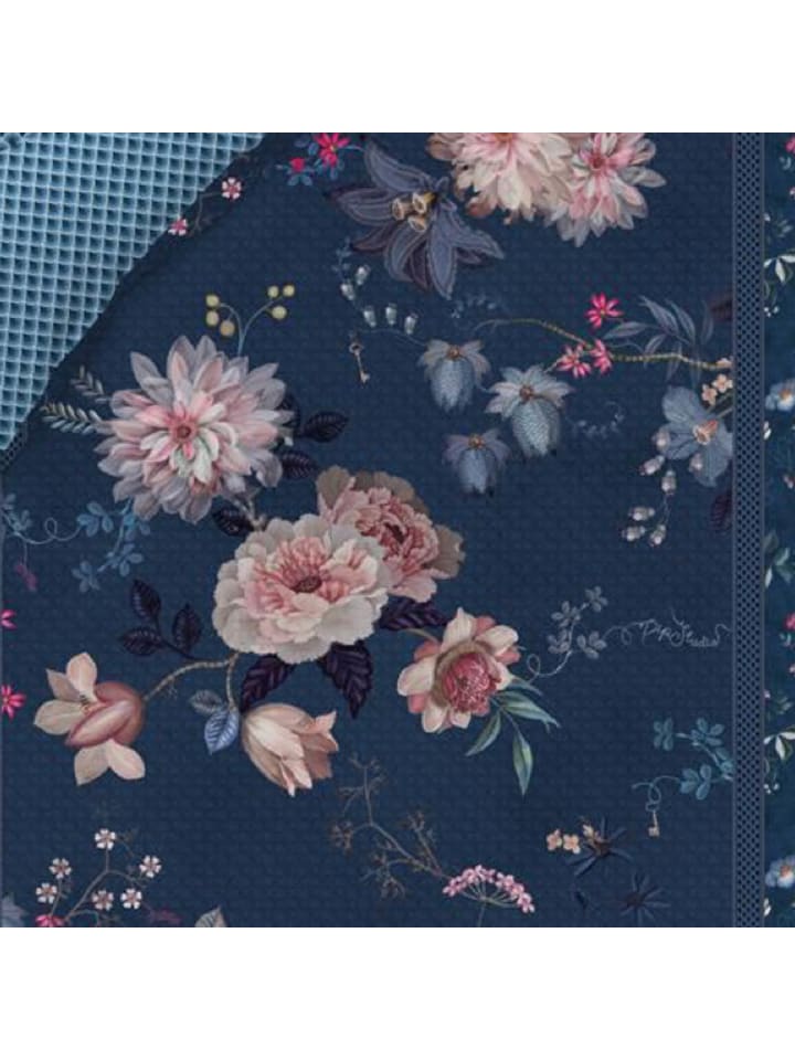 PiP Studio Bettwäsche Tokyo Bouquet in Dunkelblau günstig kaufen