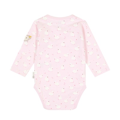 Body langarm, rosa für Mädchen