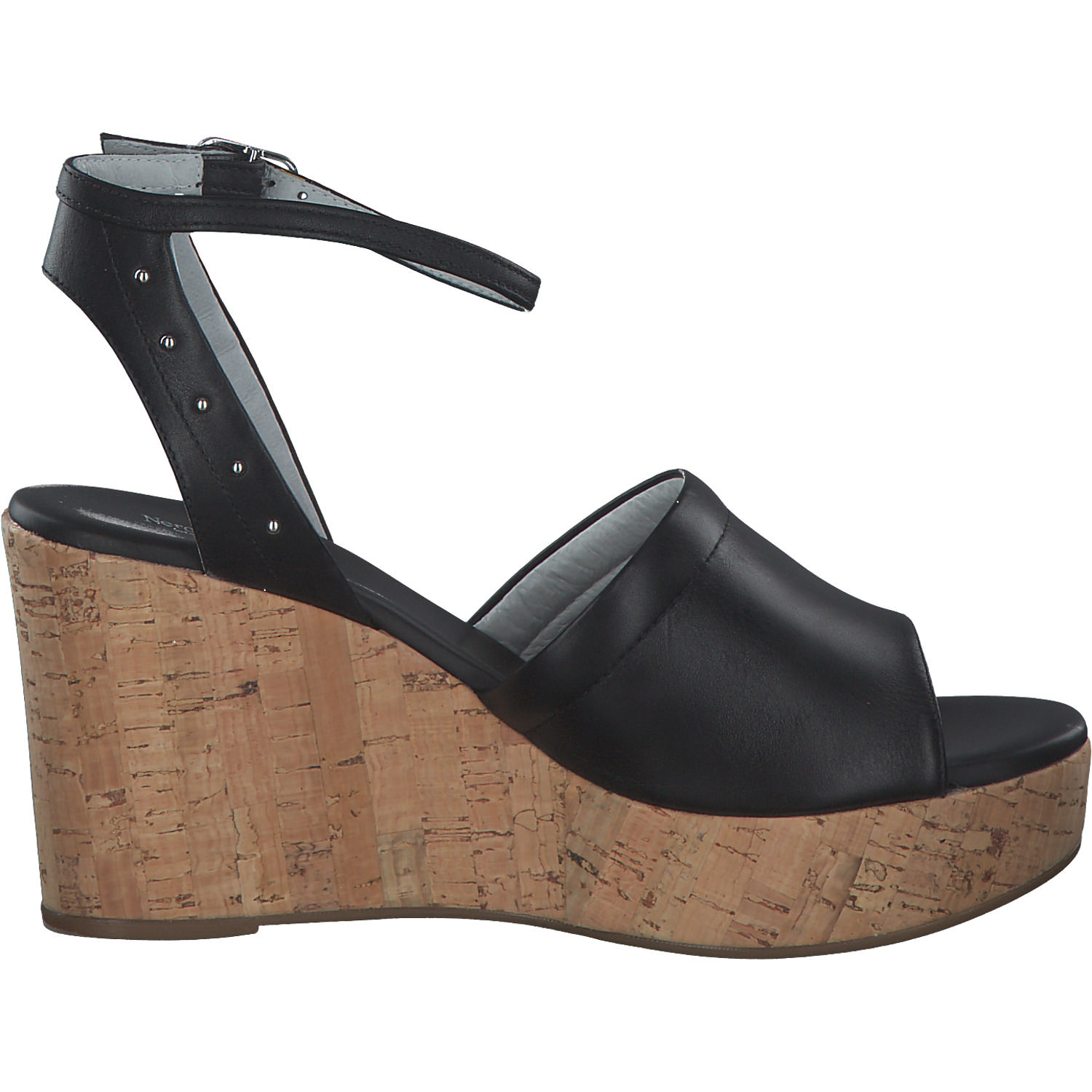 NeroGiardini E307662D, Plateau-Sandaletten, Damen, Nero