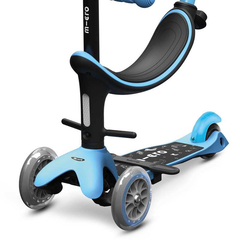 Trottinette évolutive - Mini 3 en 1 révolution bleue Micro