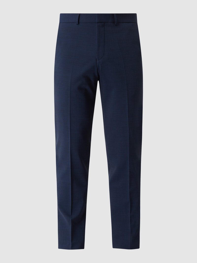 Anzughose mit Stretch-Anteil in royalblau