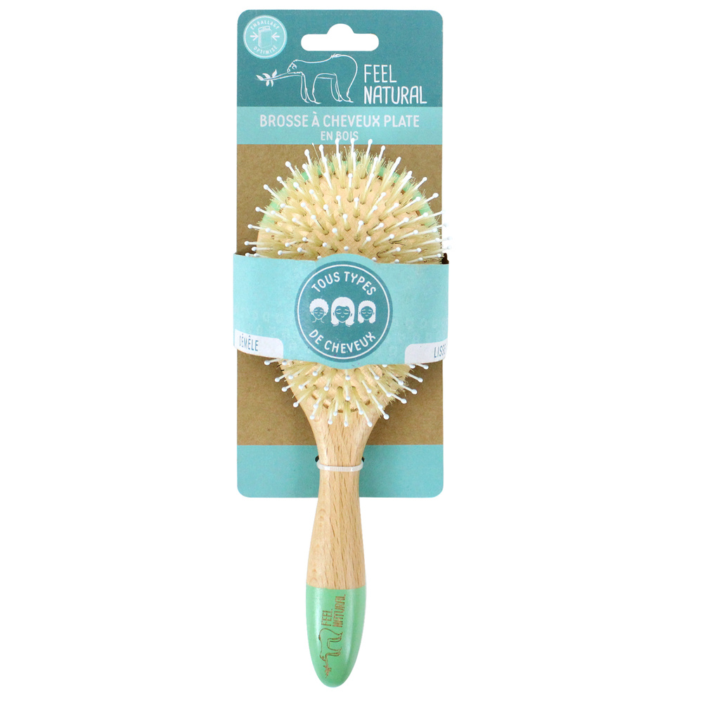 feel natural Brosse à cheveux bambou Accessoire Cheveux