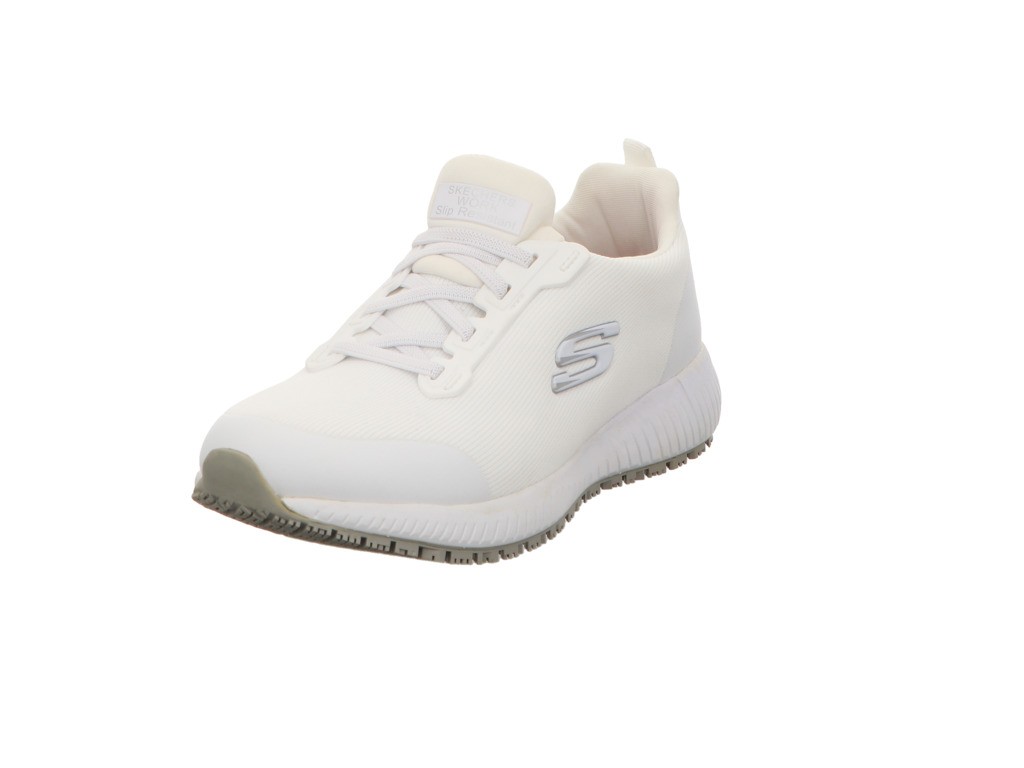 SKECHERS Sportliche Slipper weiss Slip-On Worker Sneaker