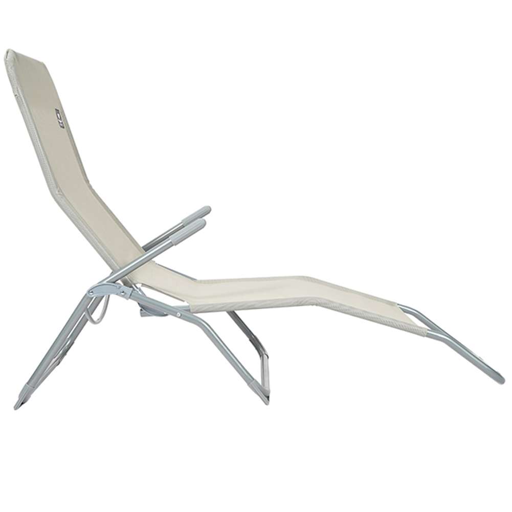 BIXENTE klappbare Gartenliege 157 cm 2er-Set beige