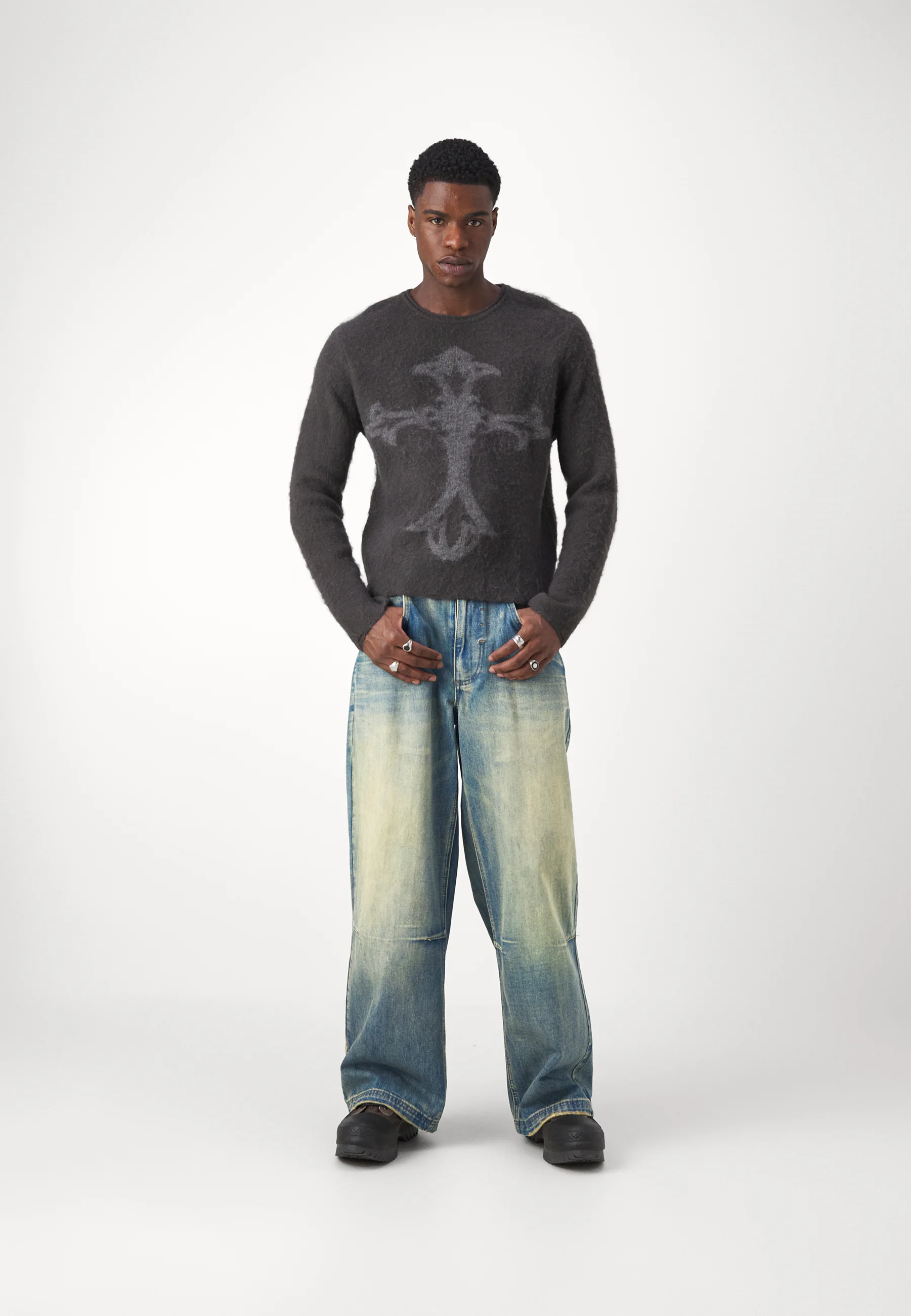 Jaded London UNION JACK COLOSSUS - Vaqueros holgados