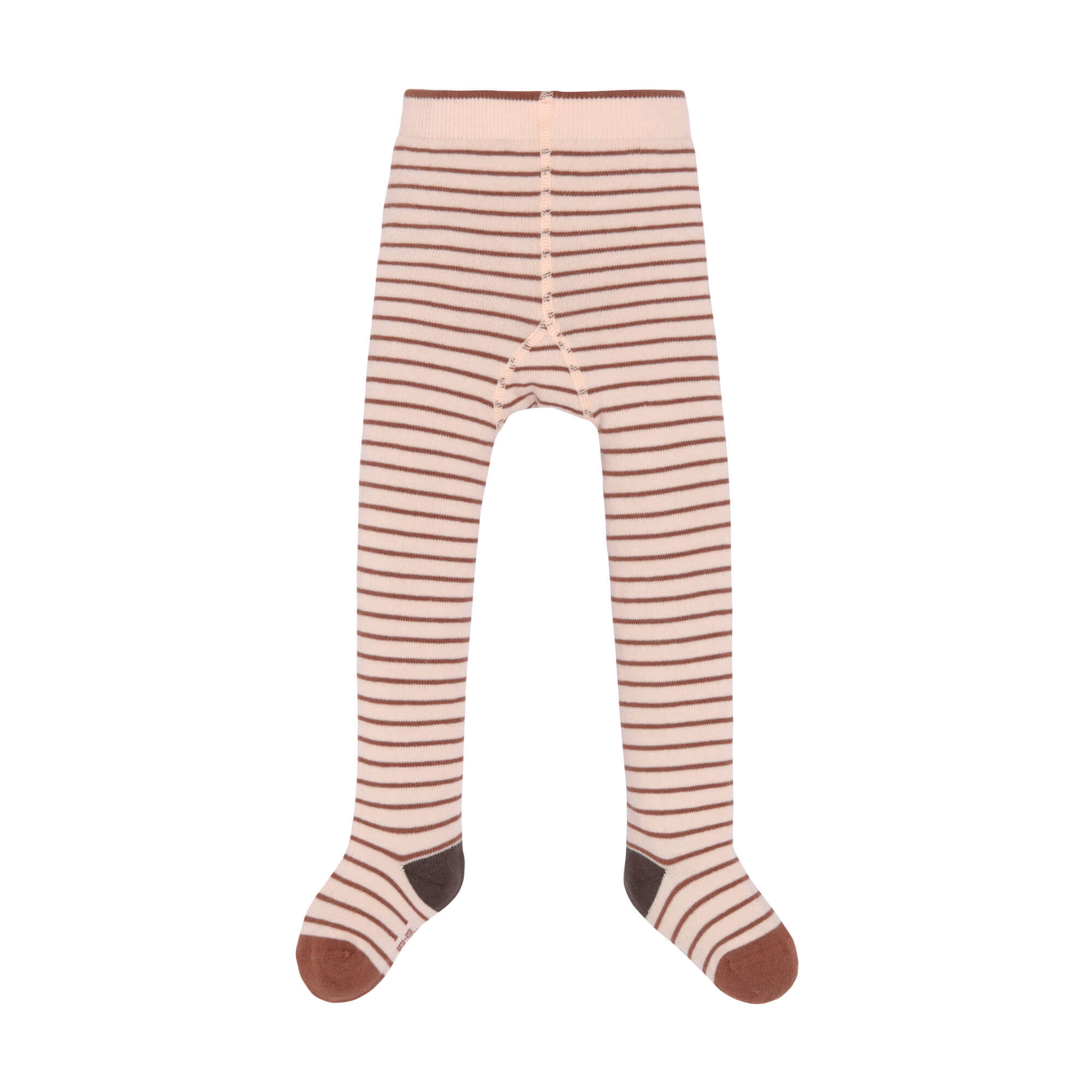 Strumpfhose - Tights GOTS, Tiny Farmer, Striped Orange Beige