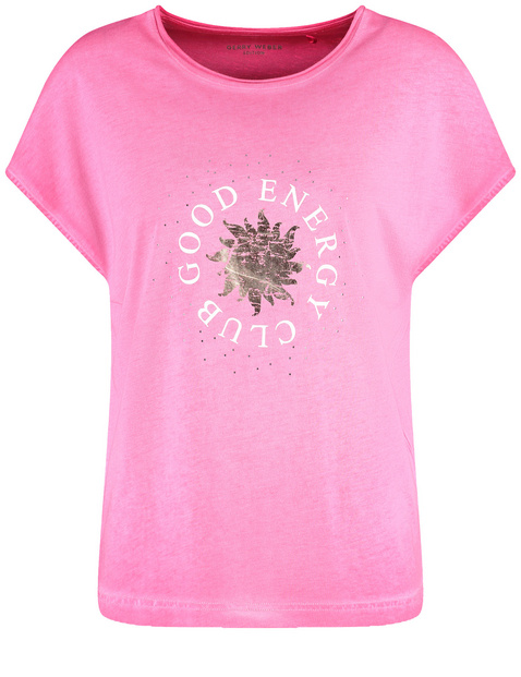 Kurzarmshirt mit Wording-Print