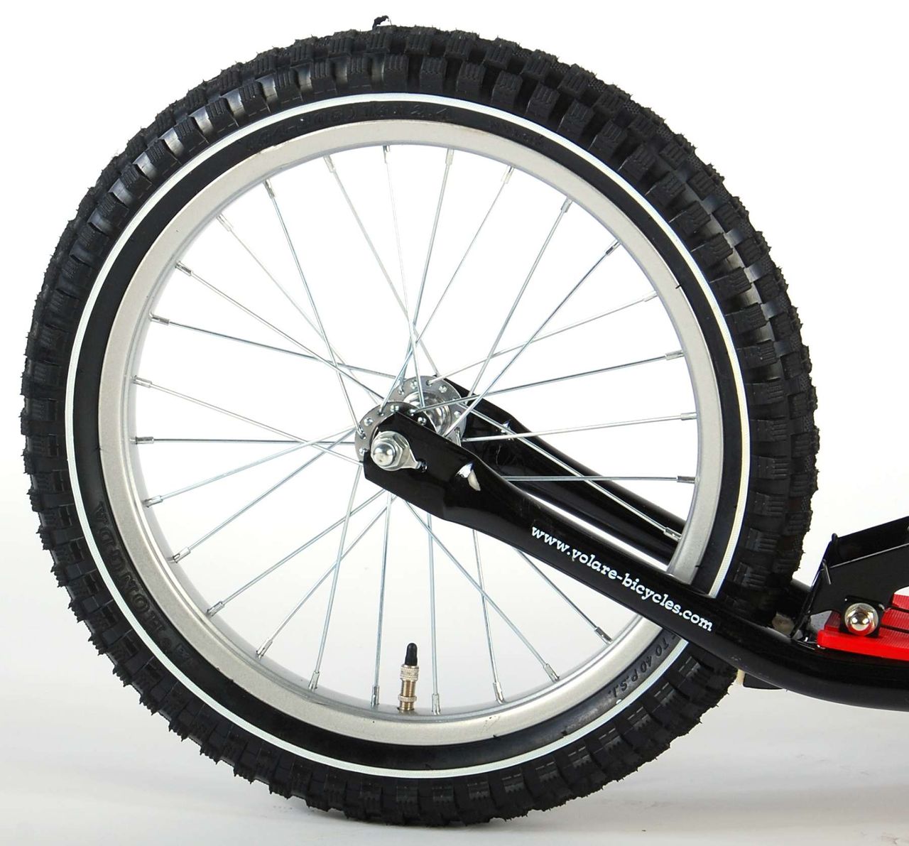 Volare Roller 16 Zoll Schwarz Rot