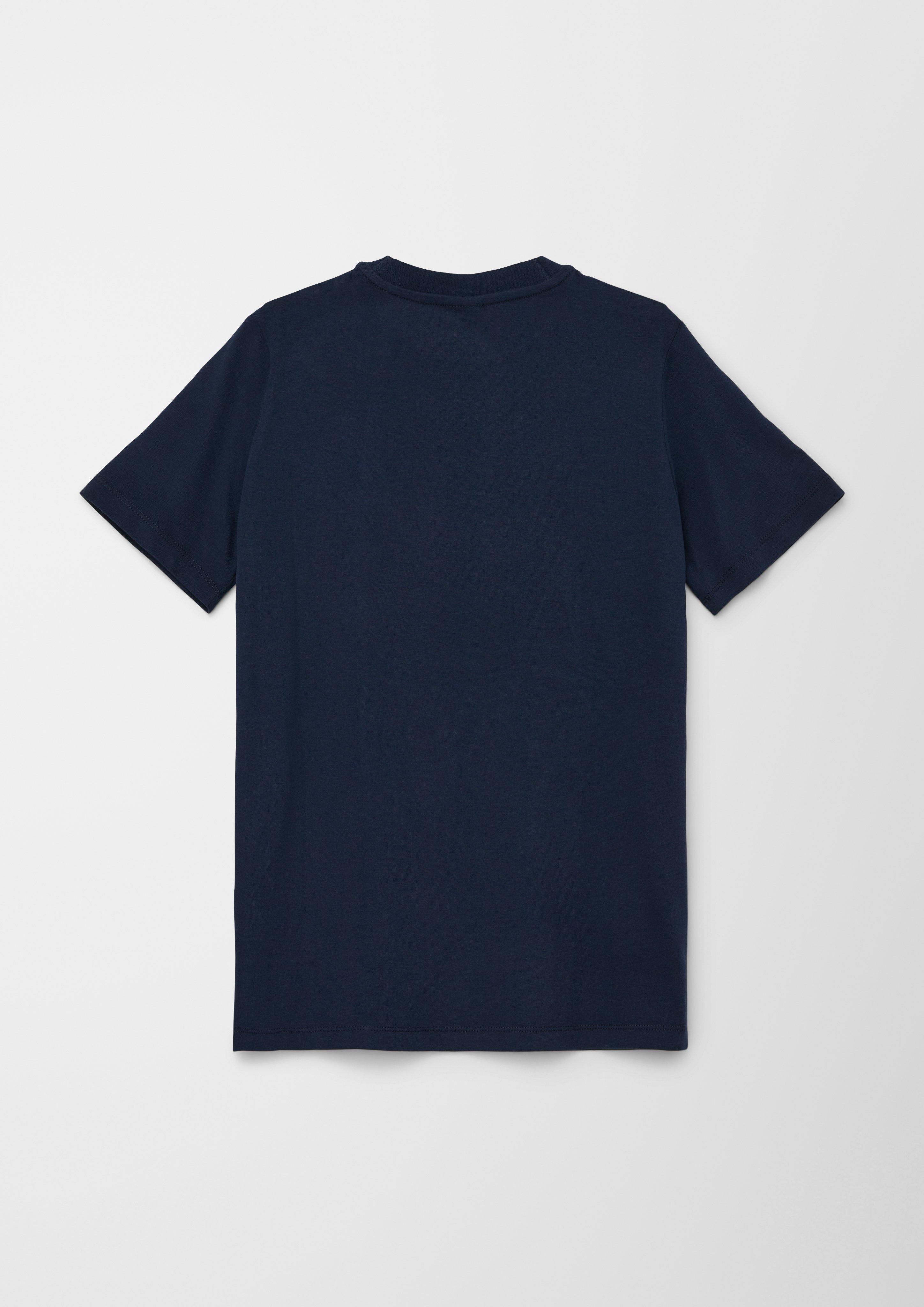 T-Shirt mit Intarsie  2128191-5952