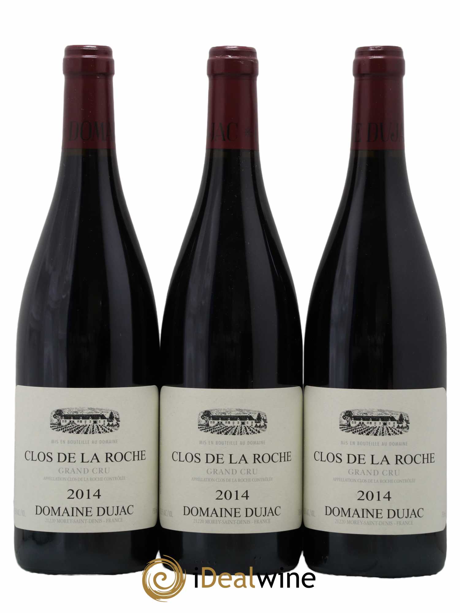 Clos de la Roche Grand Cru Dujac (Domaine)  2014 - Lot de 3 Bouteilles